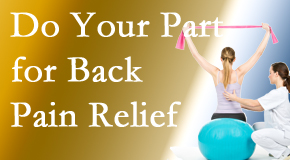 Medical Spine and Sports Injury and Rehab Centers calls on back pain sufferers to participate in their own back pain relief recovery. 