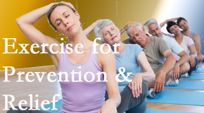 Medical Spine and Sports Injury and Rehab Centers recommends exercise as a key part of the back pain and neck pain treatment plan for relief and prevention.