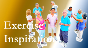 Medical Spine and Sports Injury and Rehab Centers hopes to inspire exercise for back pain relief by listening closely and encouraging patients to exercise with others.