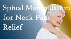 Medical Spine and Sports Injury and Rehab Centers delivers chiropractic spinal manipulation to decrease neck pain. Such spinal manipulation decreases the risk of treatment escalation.