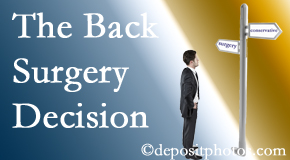 Baton Rouge back surgery for a disc herniation is an option to be carefully studied before a decision is made to proceed. 