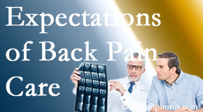 The pain relief expectations of Baton Rouge back pain patients influence their satisfaction with chiropractic care. What is realistic?