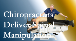 Medical Spine and Sports Injury and Rehab Centers uses spinal manipulation daily as a representative of the chiropractic profession which is recognized as being the profession of spinal manipulation practitioners.