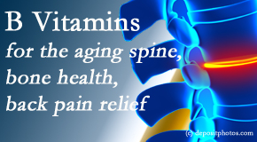 Medical Spine and Sports Injury and Rehab Centers presents new research regarding B vitamins and their value in supporting bone health and back pain management.
