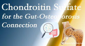 Medical Spine and Sports Injury and Rehab Centers shares new research linking microbiota in the gut to chondroitin sulfate and bone health and osteoporosis. 