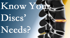 Your Baton Rouge chiropractor thoroughly understands spinal discs and what they need nutritionally. Do you?
