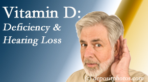 Medical Spine and Sports Injury and Rehab Centers presents recent research about low vitamin D levels and hearing loss. 
