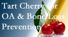 Medical Spine and Sports Injury and Rehab Centers shares that tart cherries may enhance bone health and prevent osteoarthritis.