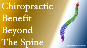 Medical Spine and Sports Injury and Rehab Centers chiropractic care benefits more than the spine especially when the thoracic spine is treated!
