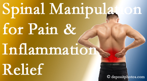 Medical Spine and Sports Injury and Rehab Centers presents encouraging news about the influence of spinal manipulation may be shown via blood test biomarkers.