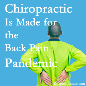 Baton Rouge chiropractic care at Medical Spine and Sports Injury and Rehab Centers is prepared for the pandemic of low back pain. 