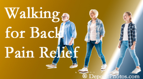 Medical Spine and Sports Injury and Rehab Centers often recommends walking for Baton Rouge back pain sufferers.