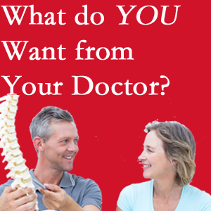 Baton Rouge chiropractic at Medical Spine and Sports Injury and Rehab Centers includes examination, diagnosis, treatment, and listening!