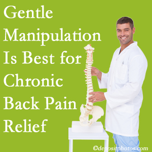 Gentle Baton Rouge chiropractic treatment of chronic low back pain is superior. 