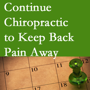 Continued Baton Rouge chiropractic care helps keep back pain away.