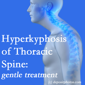 1 The Baton Rouge chiropractic care of hyperkyphotic curves in the [thoracic spine in older people responds nicely to gentle chiropractic distraction care. 