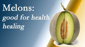 Spine & Sports Rehab Center shares how nutritiously good melons can be for our chiropractic patients’ healing and health.
