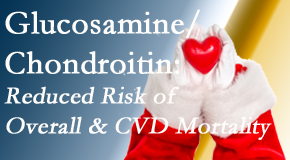 Spine & Sports Rehab Center presents new research supporting the habitual use of chondroitin and glucosamine which is shown to reduce overall and cardiovascular disease mortality.