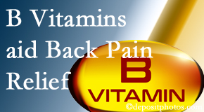 Medical Spine and Sports Injury and Rehab Centers may include B vitamins in the Baton Rouge chiropractic treatment plan of back pain sufferers.