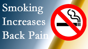 Spine & Sports Rehab Center explains that smoking intensifies the pain experience especially spine pain and headache.