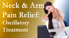 Spine & Sports Rehab Center reduces neck pain and related arm pain by using gentle motion-based manipulation. 