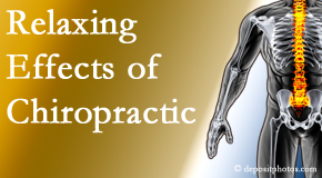 Medical Spine and Sports Injury and Rehab Centers utilizes spinal manipulation for its calming effects for stress responses.