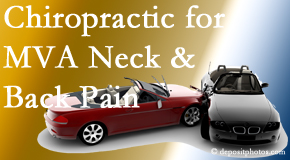 Spine & Sports Rehab Center provides gentle relieving Cox Technic to help heal neck pain after an MVA car accident.