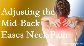Medical Spine and Sports Injury and Rehab Centers values the whole spine and that treating one section of the spine (thoracic) eases pain in another (cervical)!