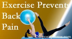 Medical Spine and Sports Injury and Rehab Centers encourages Baton Rouge back pain prevention with exercise.