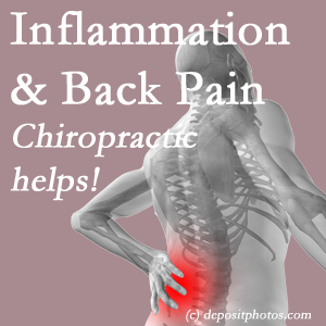 The Baton Rouge  chiropractic care provides back pain-relieving treatment that is shown to reduce related inflammation as well.