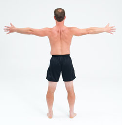 man from back