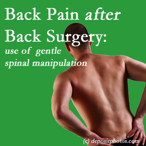 image of a Baton Rouge  spinal manipulation for back pain after back surgery
